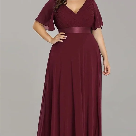 Ever Pretty | Dresses | Everpretty Womens Double Vneck Formal Dress Burgundy Size 22 Worn Once | Poshmark Ever Pretty | Dresses | Everpretty Womens Double Vneck Formal Dress Burgundy Size 22 Worn Once | Poshmark